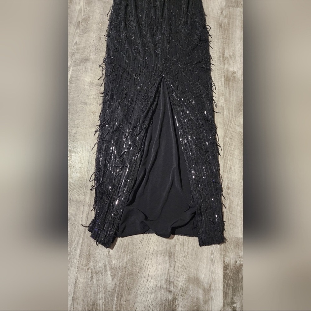 Nookie Black Strapless Sequin Gown - Picture 7 of 10